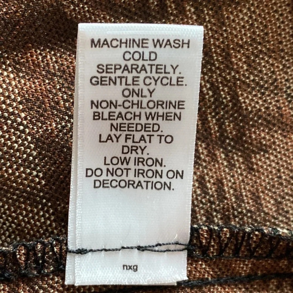 Cato NEW Brown & Tan Plaid/Houndstooth Print Plus Size Blazer Jacket Size 26/28 - Picture 6 of 6